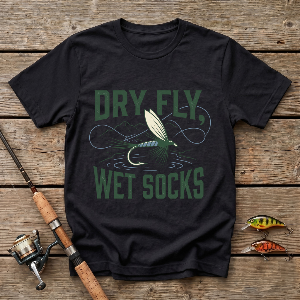 Dry Fly, Wet Socks T-Shirt