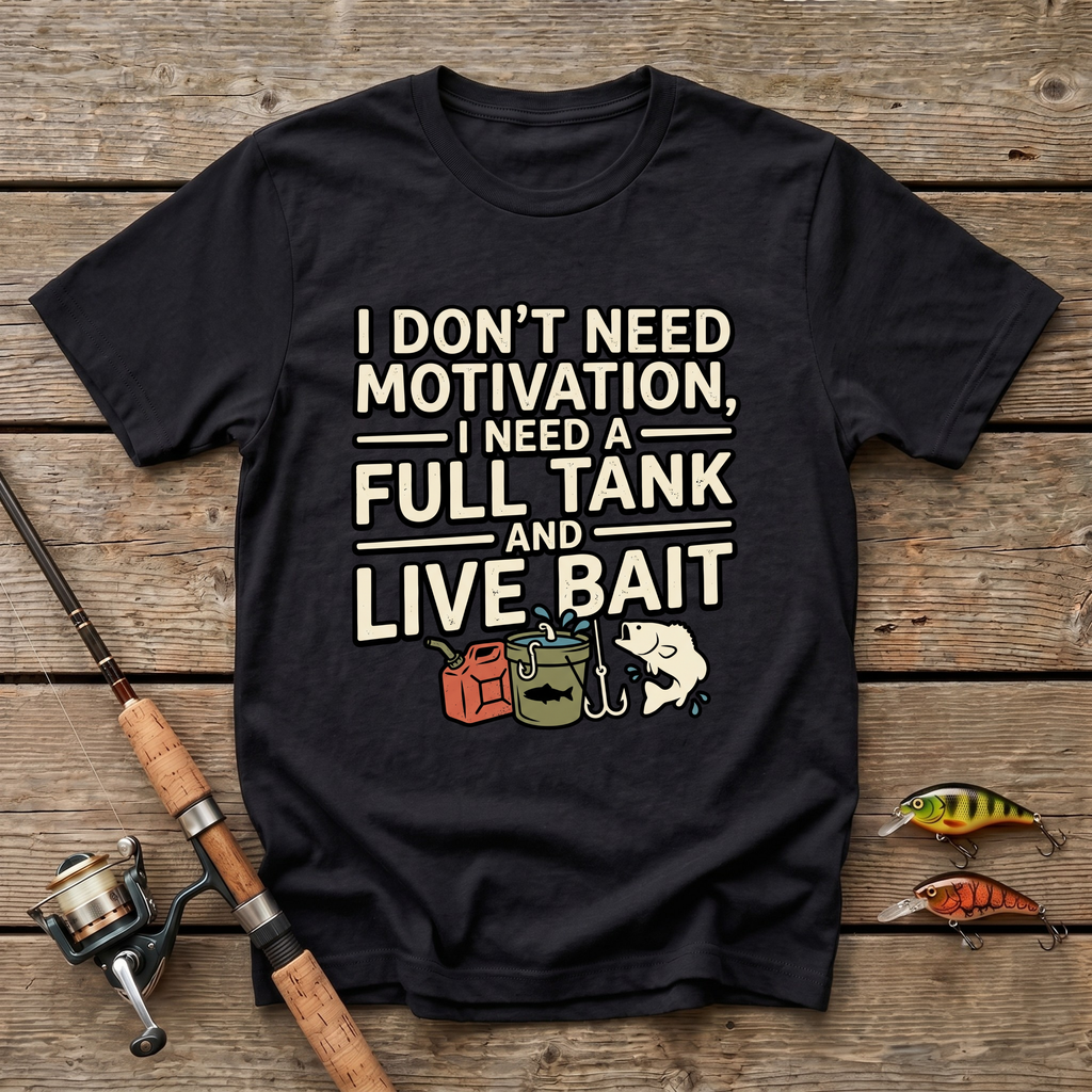Full Tank And Live Bait T-Shirt