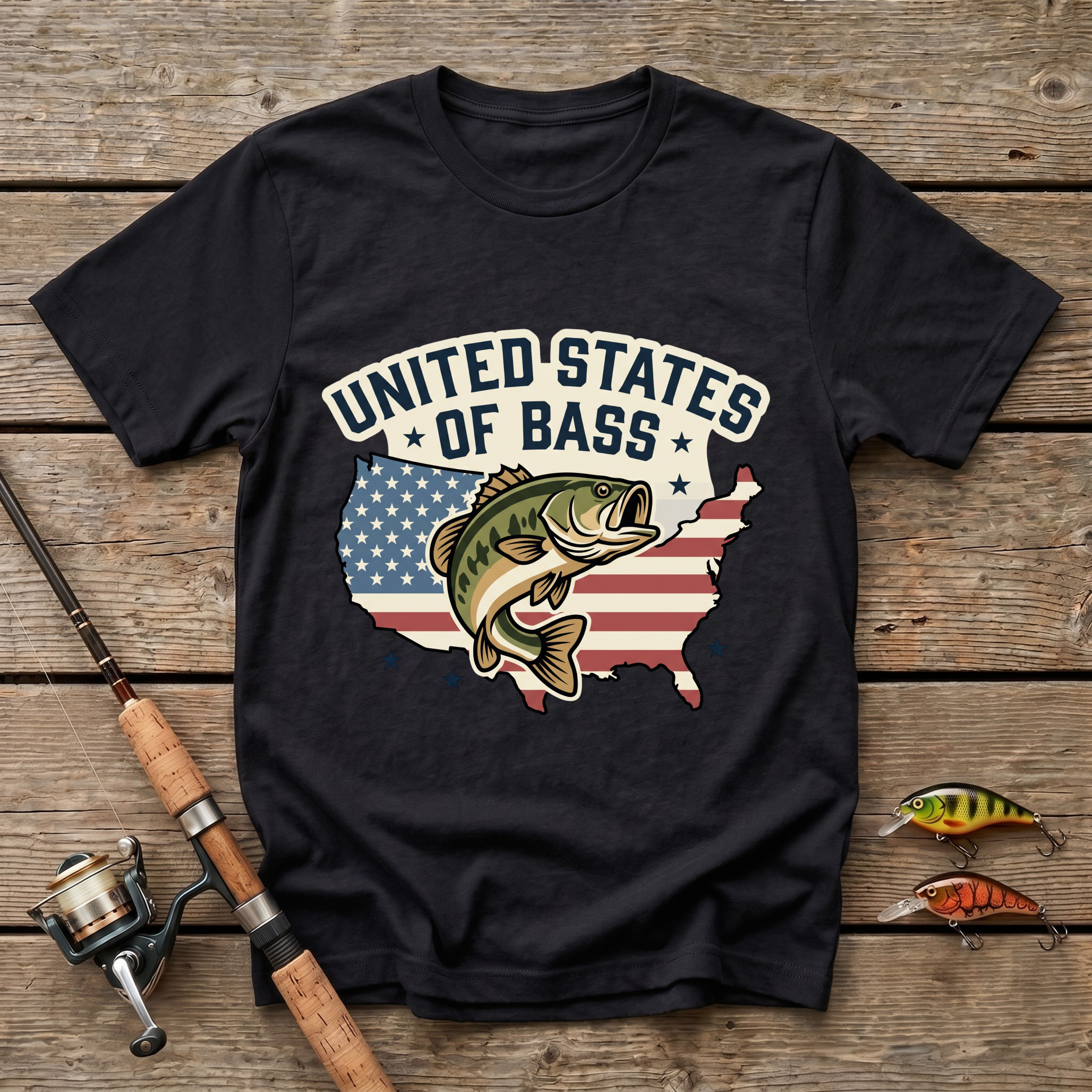 United States Of Bass T-Shirt