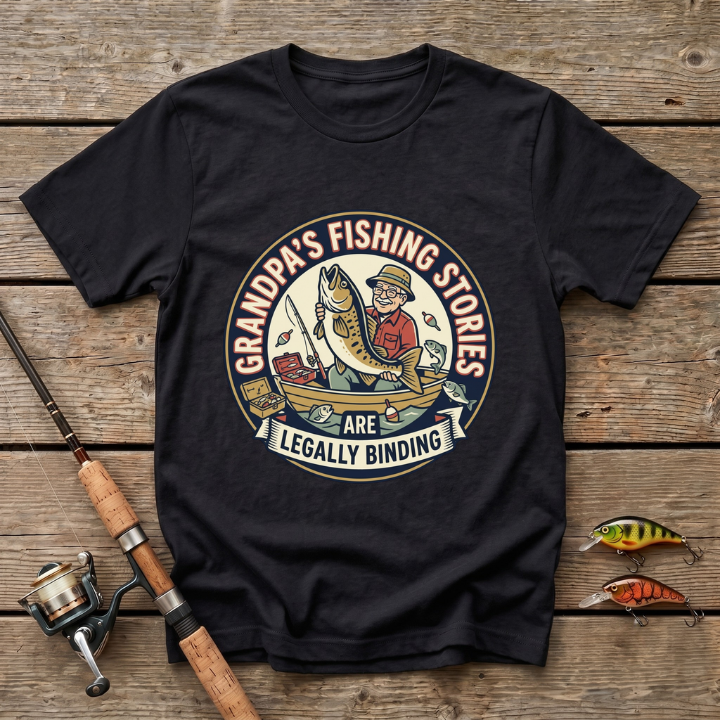 Grandpa's Fishing Stories T-Shirt
