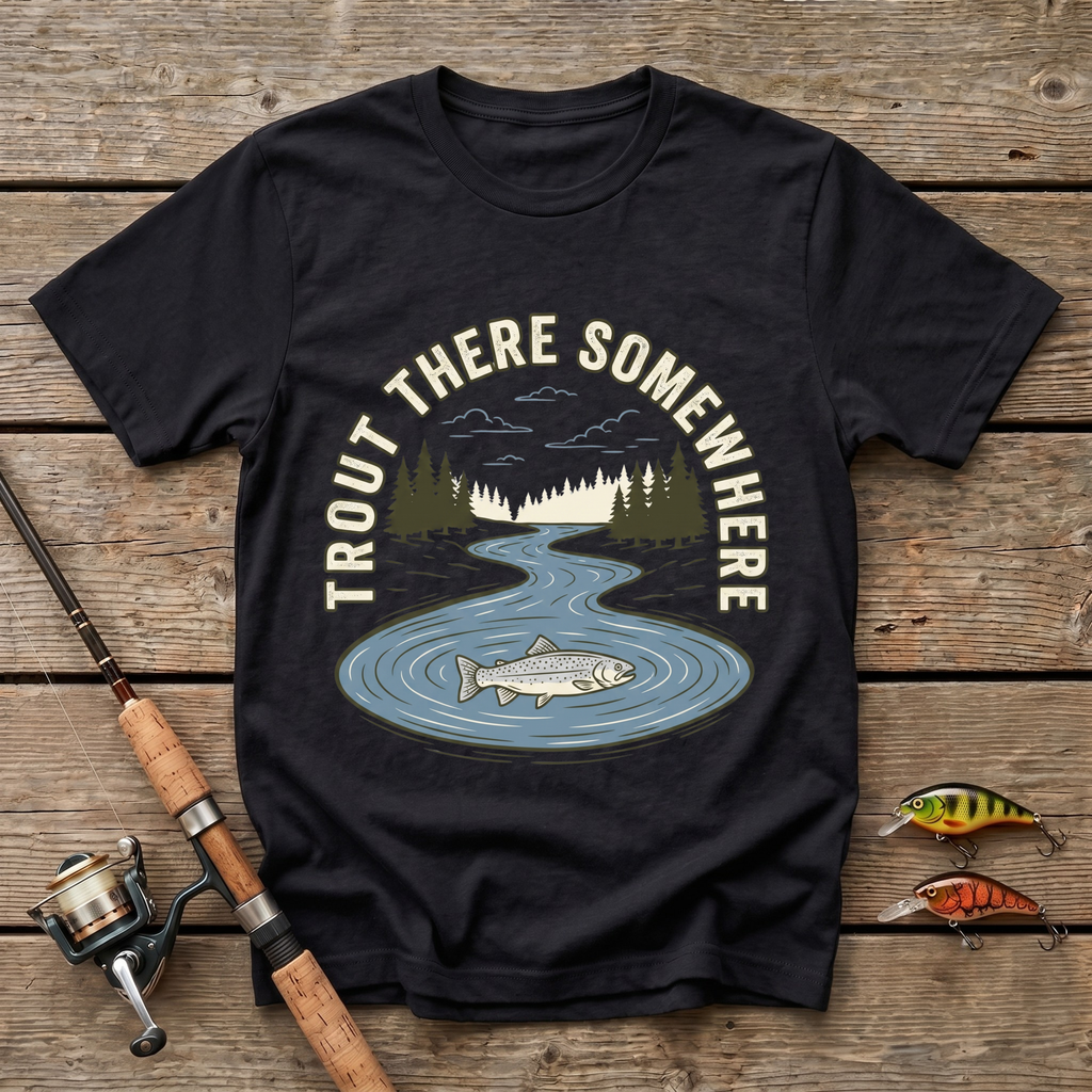 Trout There Somewhere T-Shirt