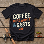 Coffee, Cuss Words And Casts T-Shirt
