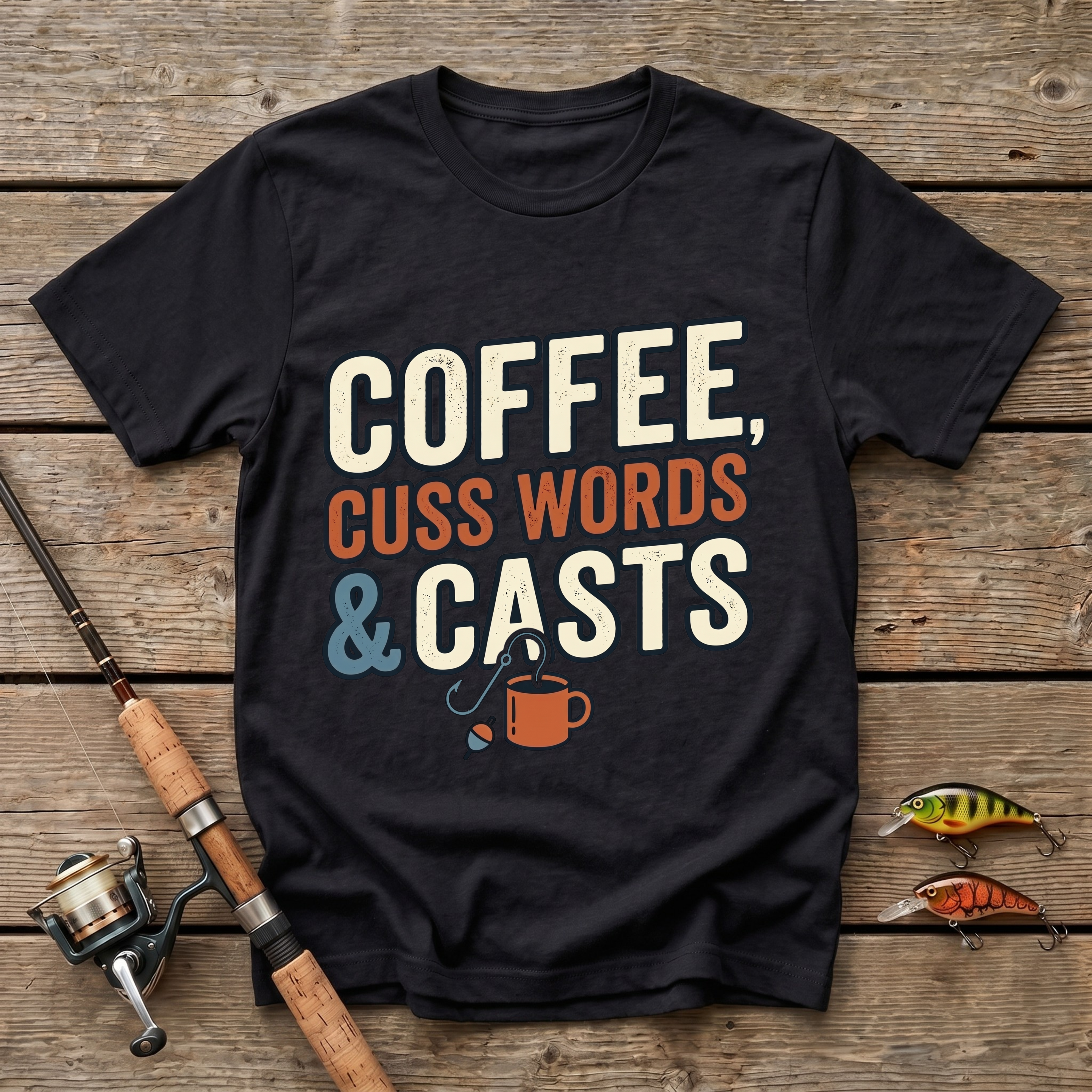 Coffee, Cuss Words And Casts T-Shirt