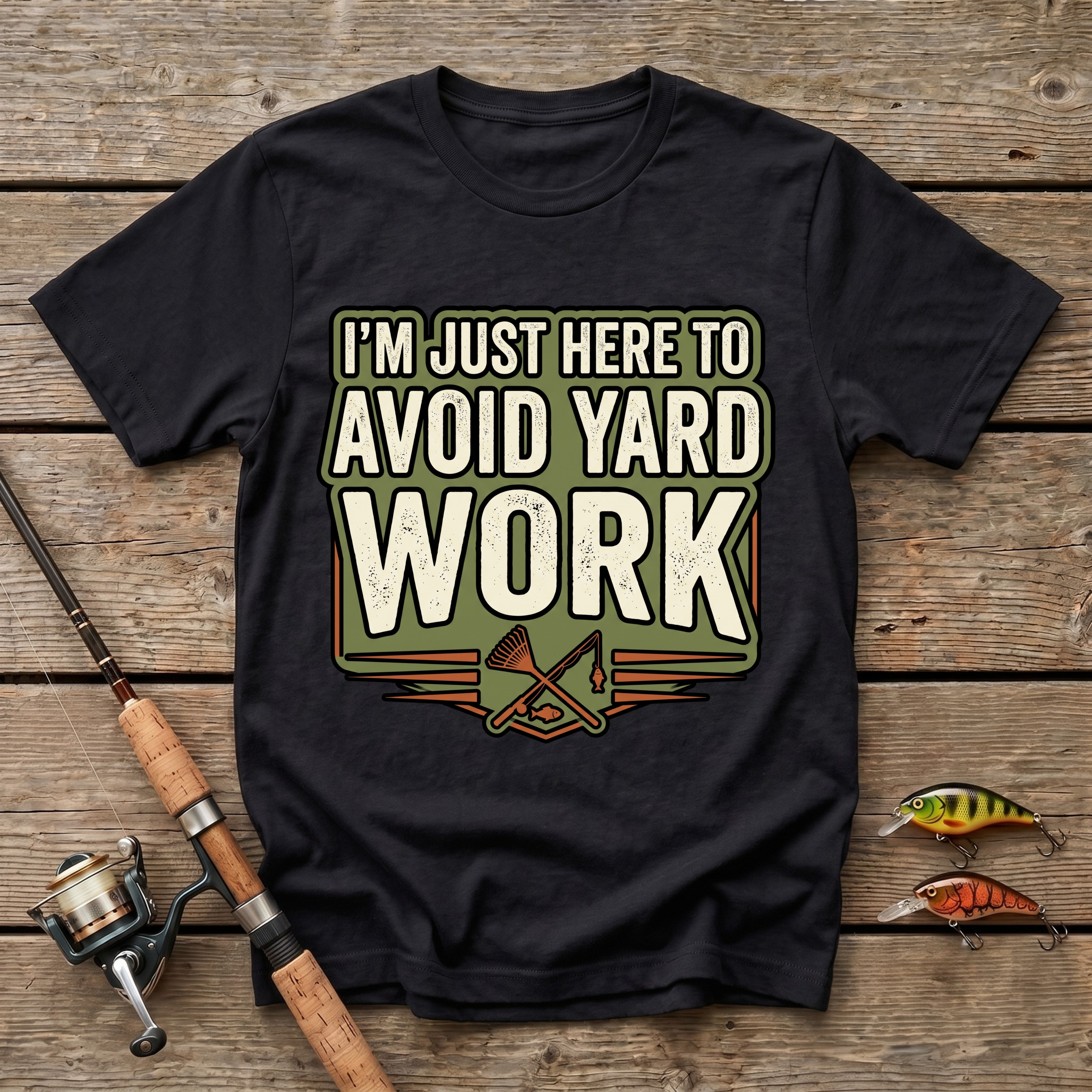I'm Just Here To Avoid Yard Work T-Shirt