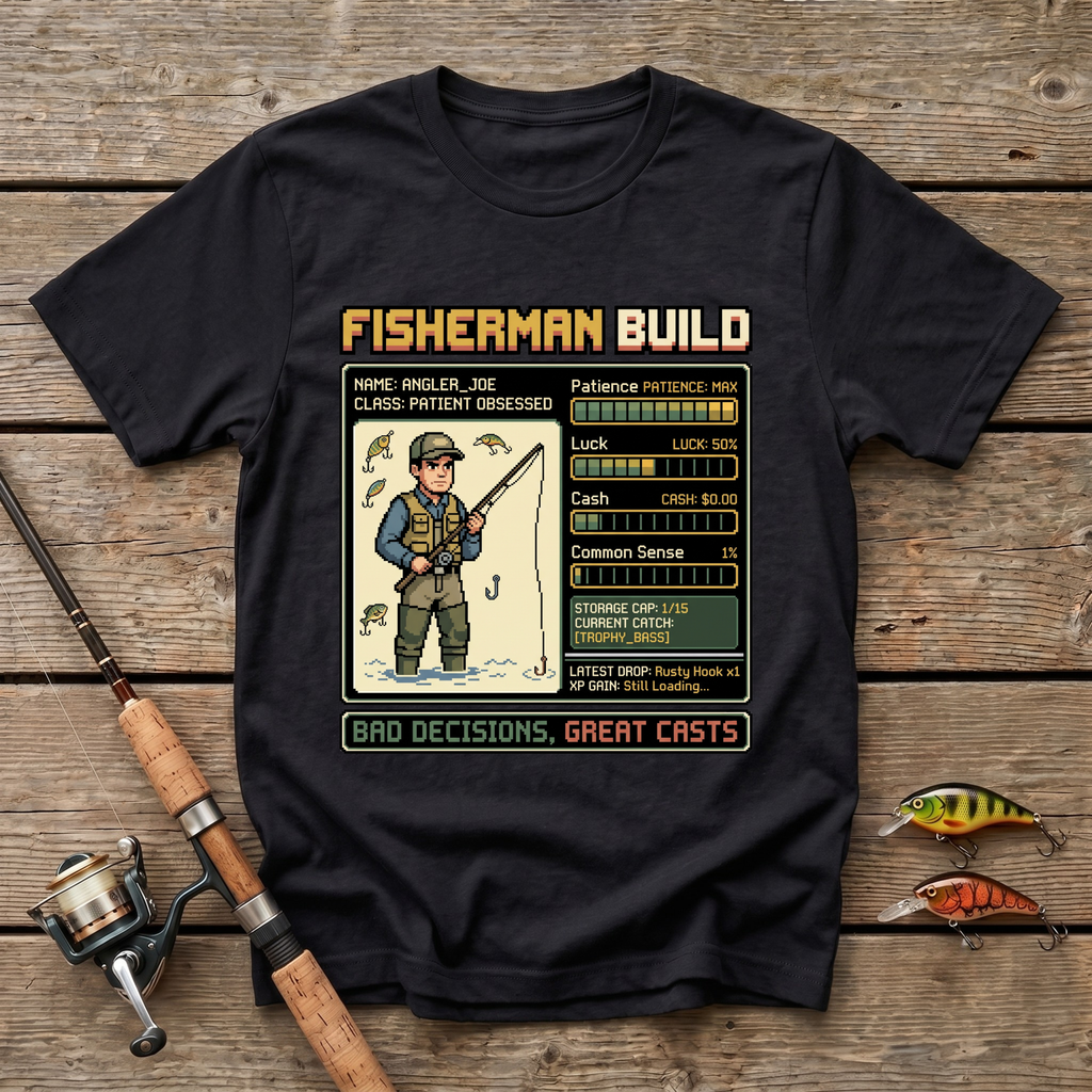 Fisherman Build T-Shirt