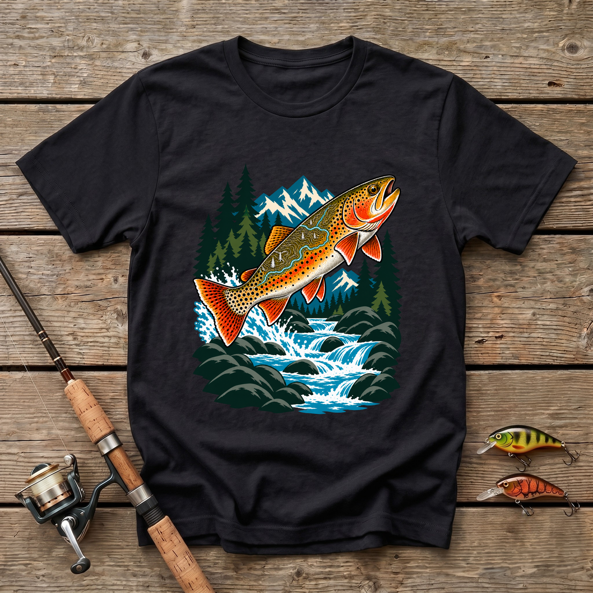 Trout Leaping T-Shirt