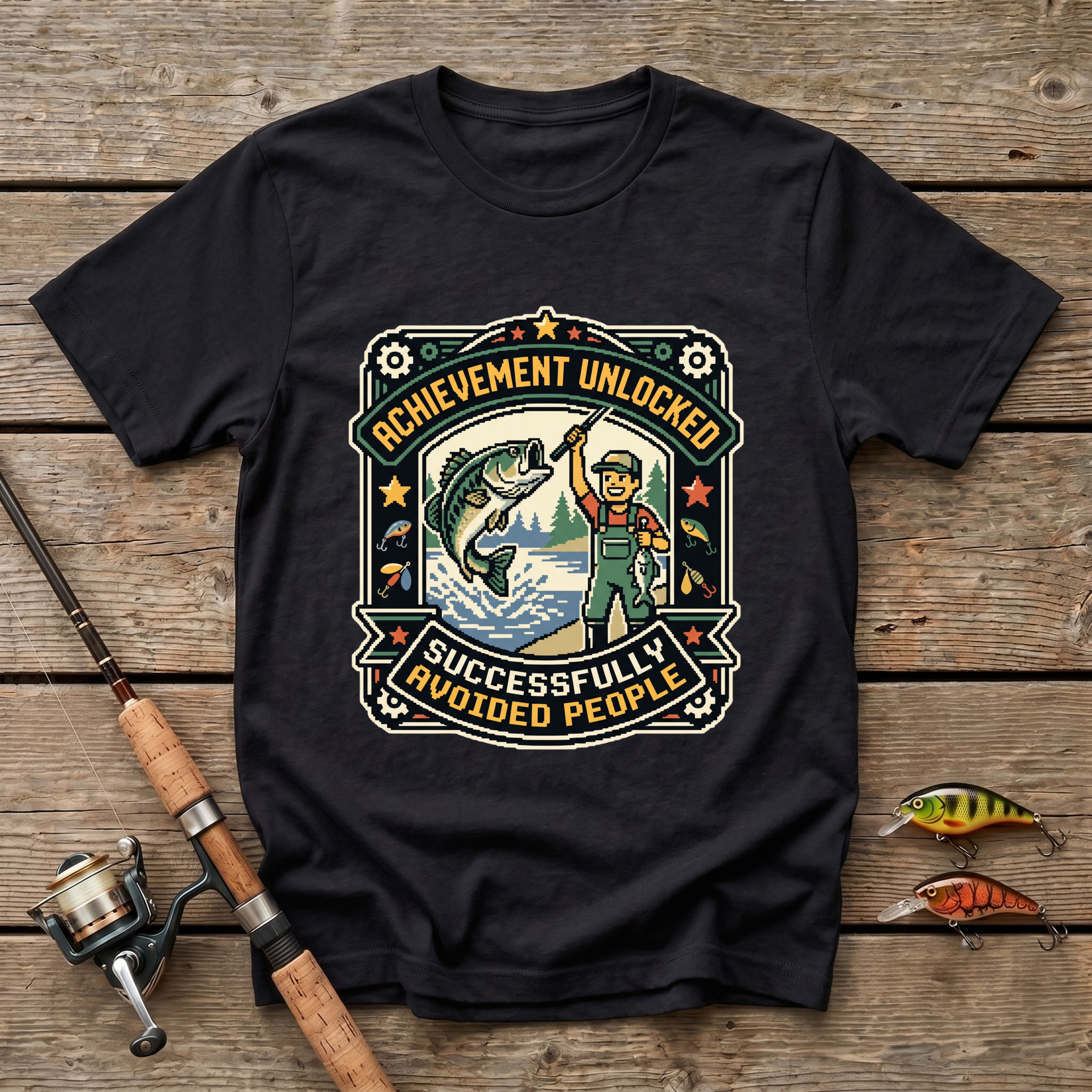 Achievement Unlocked: Successfully Avoided People T-Shirt