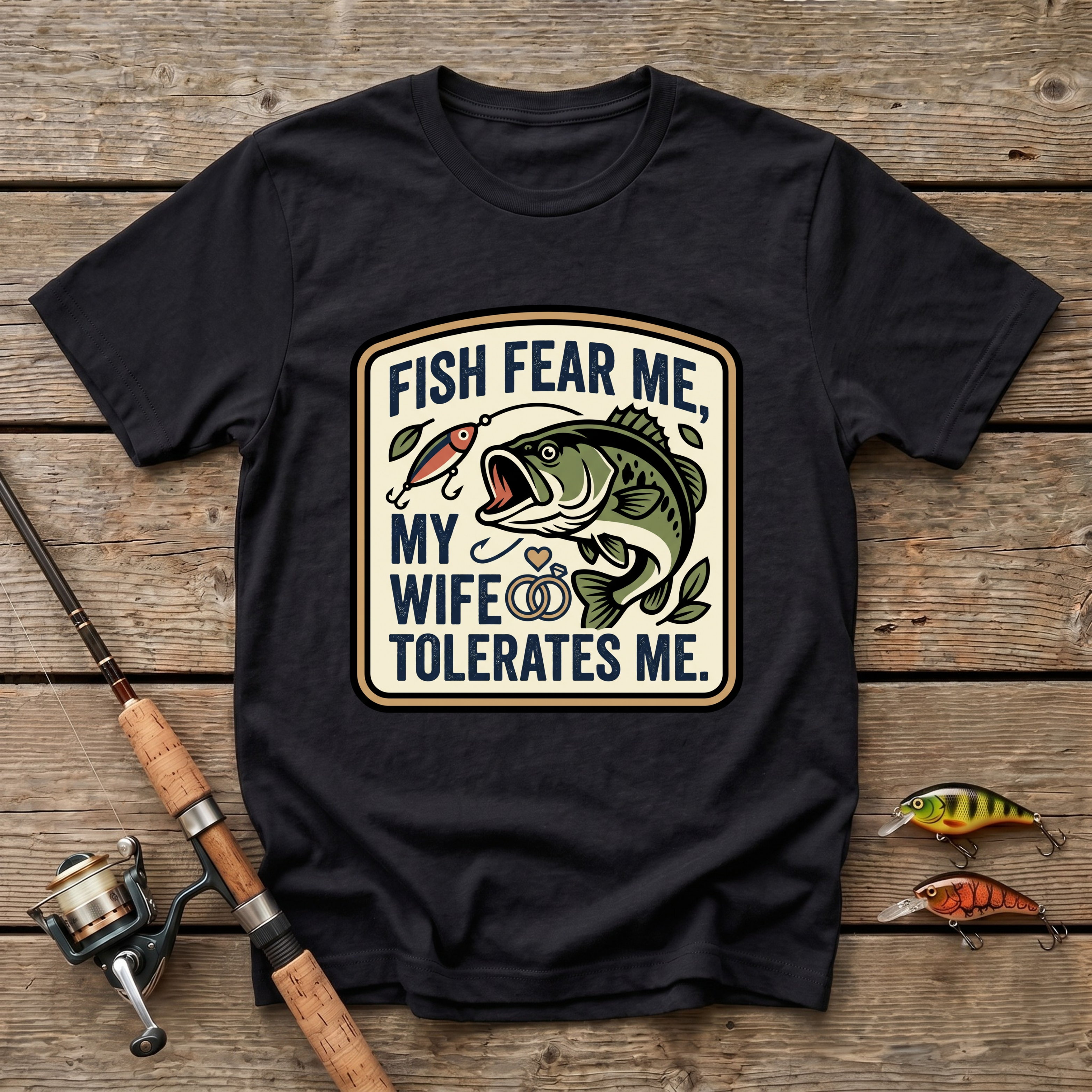 Wife Tolerates Me T-Shirt