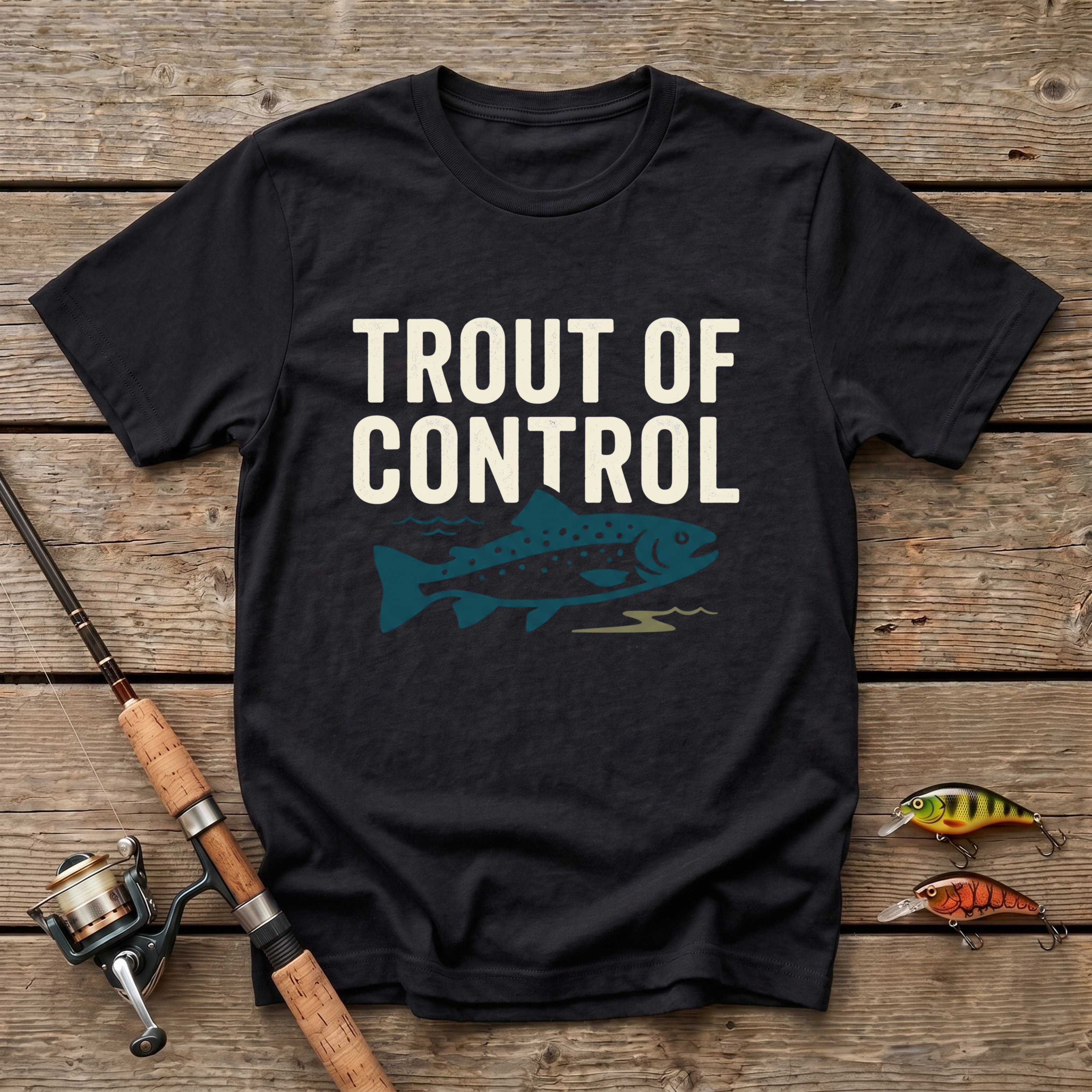 Trout Of Control T-Shirt