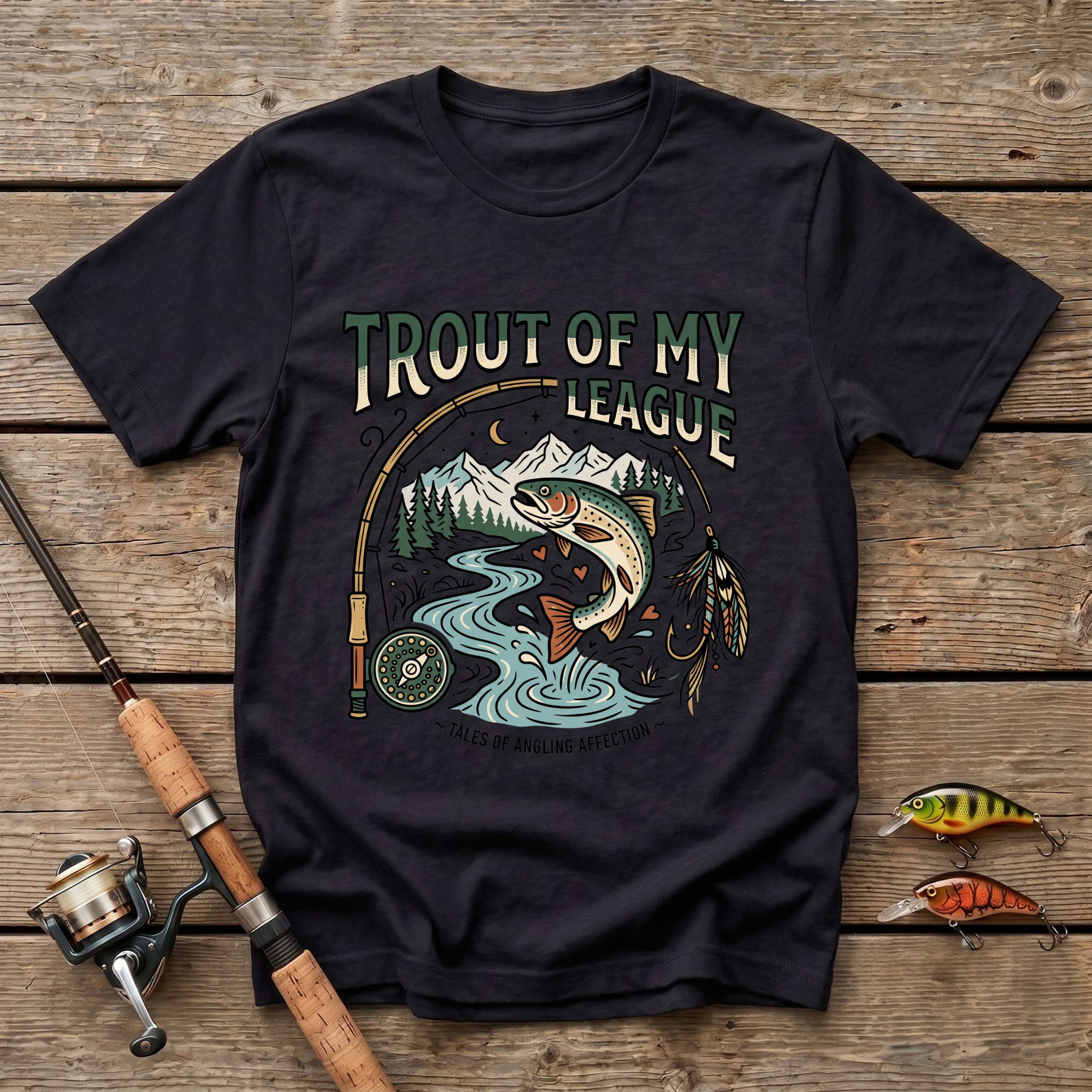 Trout Of My League T-Shirt