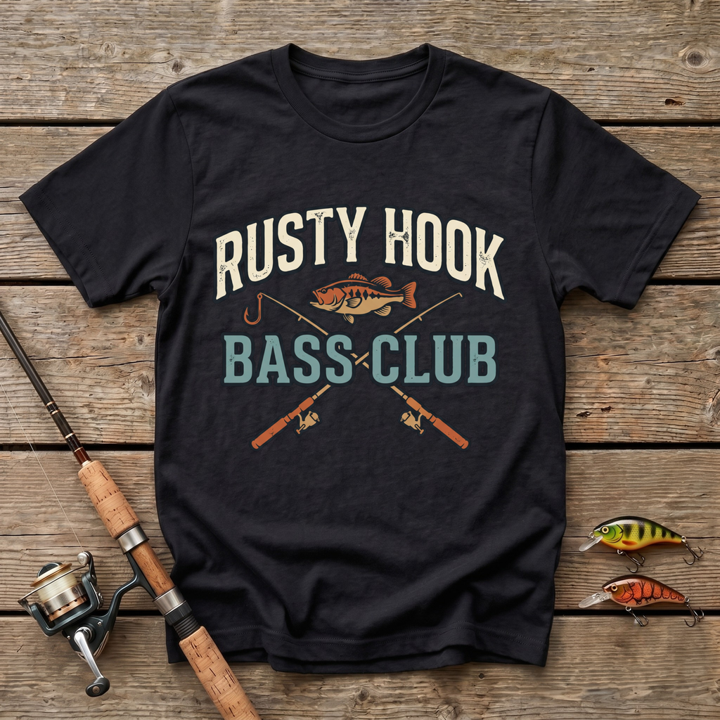 Rusty Hook Bass Club T-Shirt