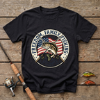 Freedom, Family, Fishing T-Shirt