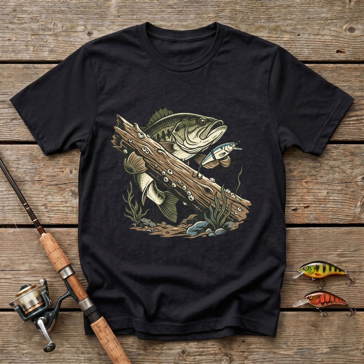 Hook A Log T-Shirt