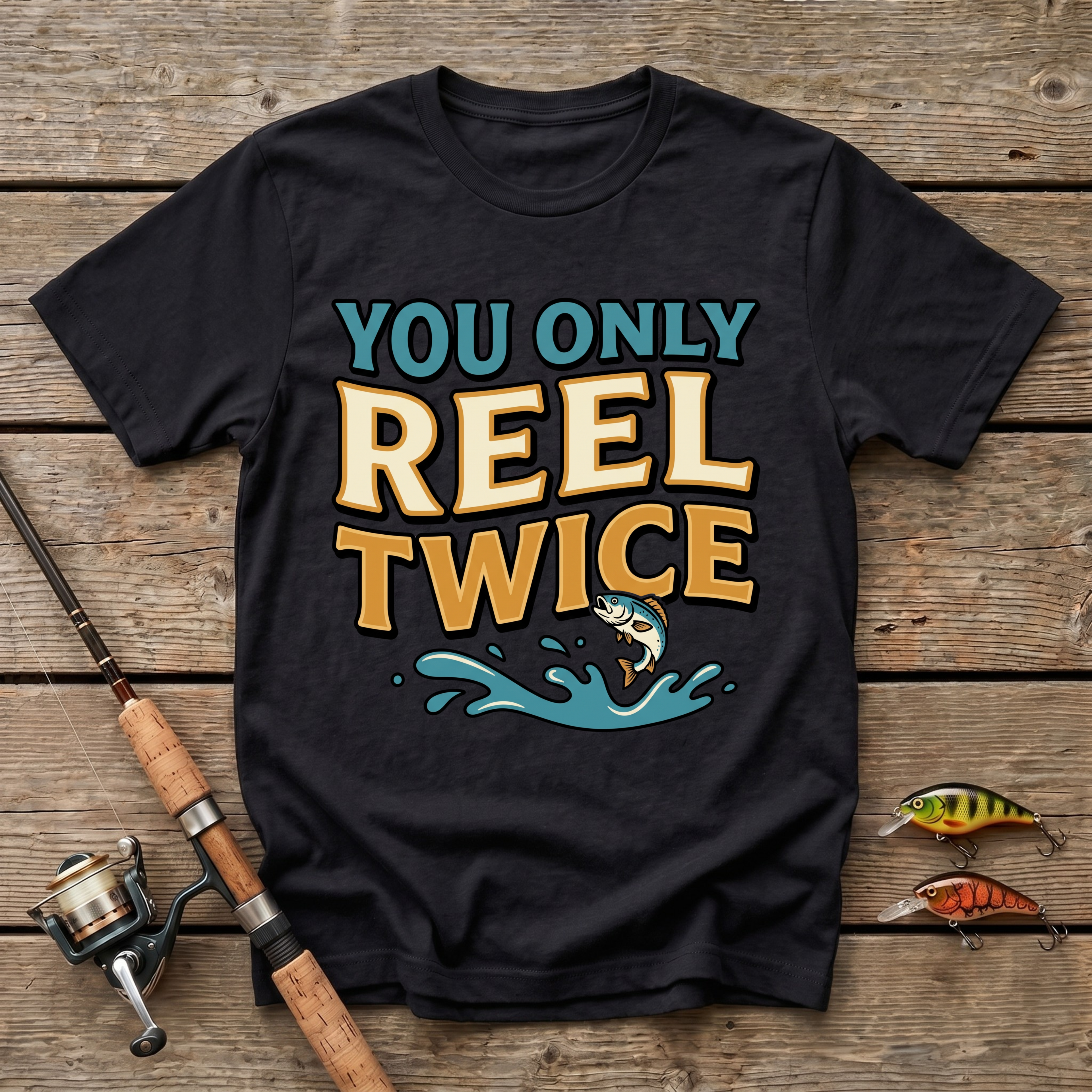 You Only Reel Twice T-Shirt