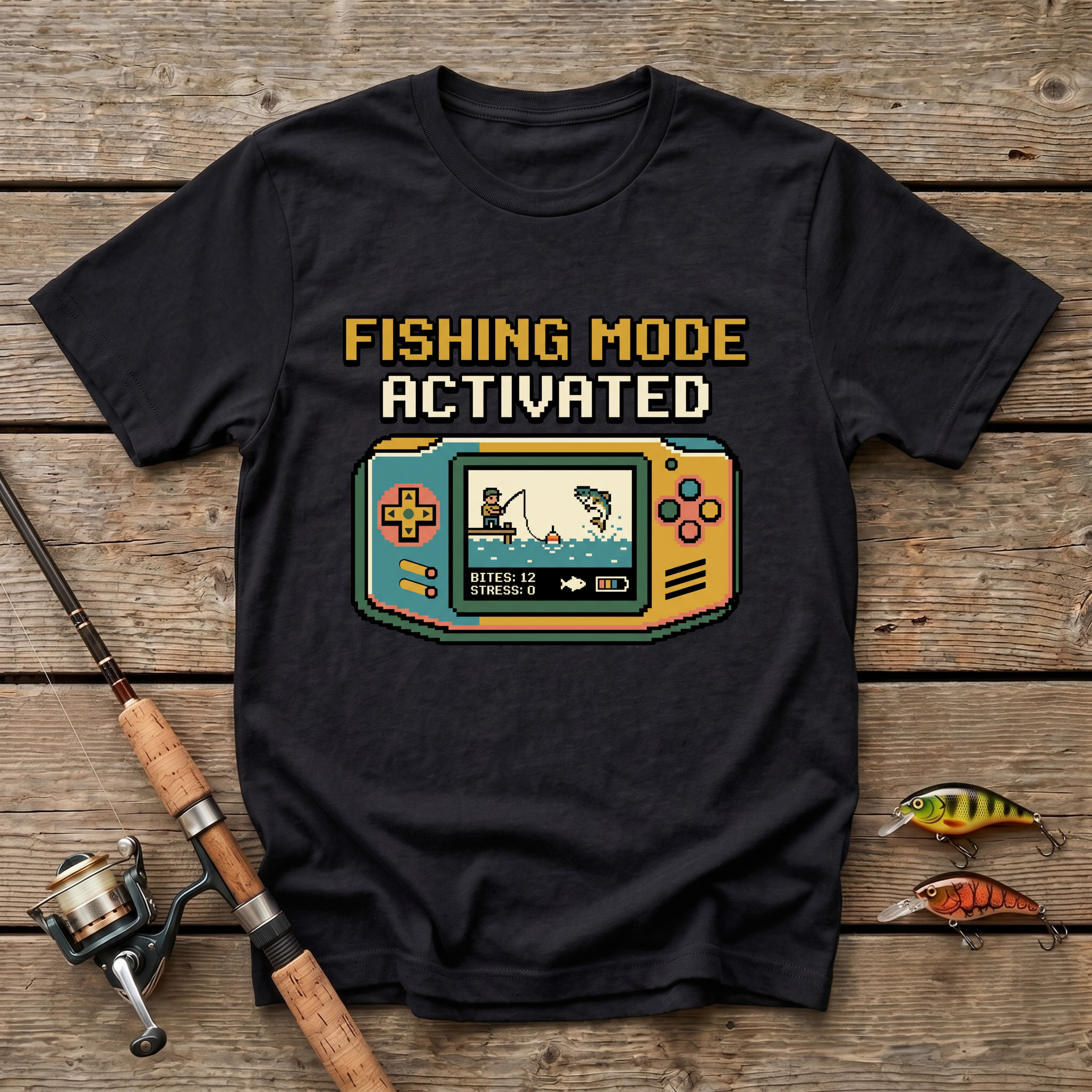 Fishing Mode Activated T-Shirt