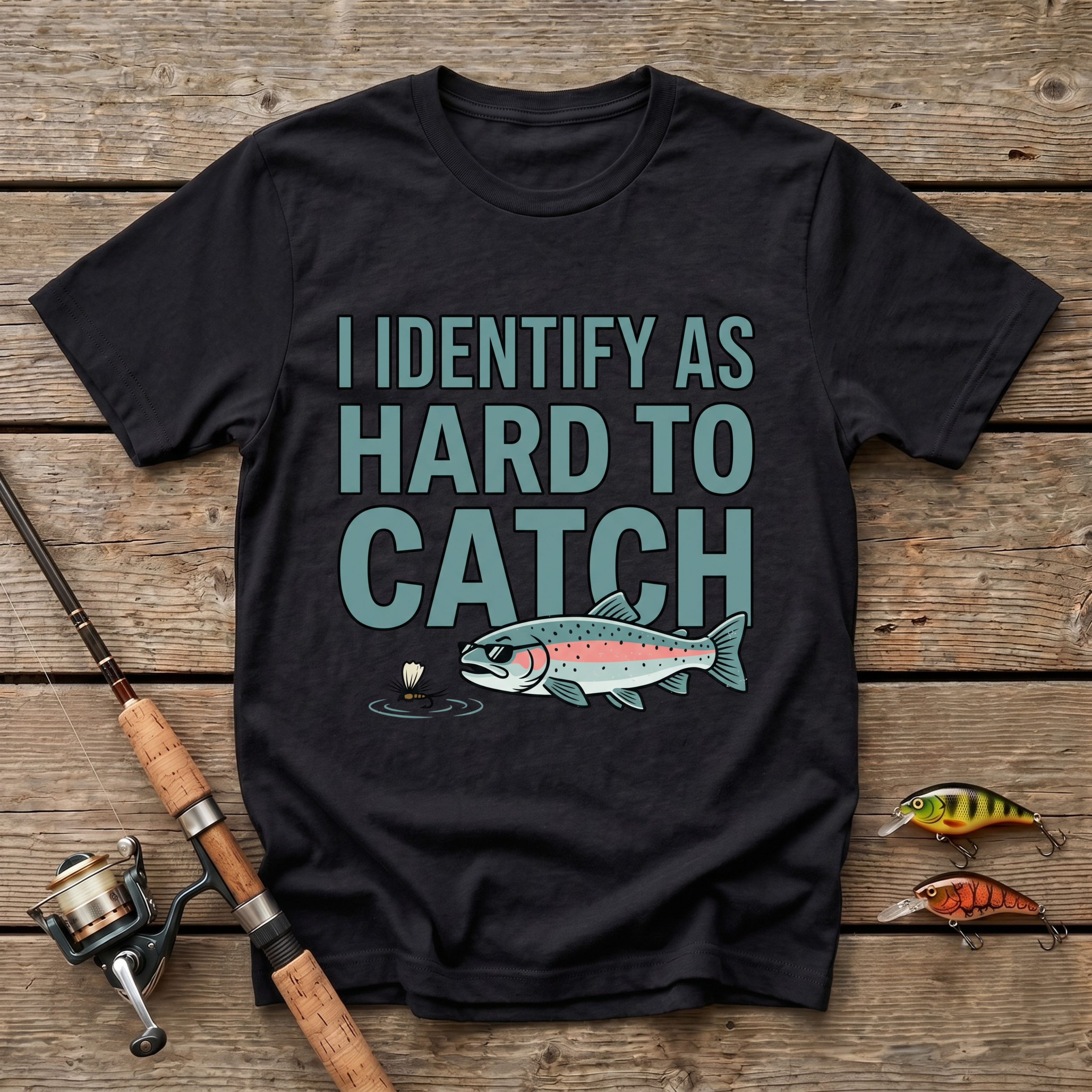 I Identify As Hard To Catch T-Shirt