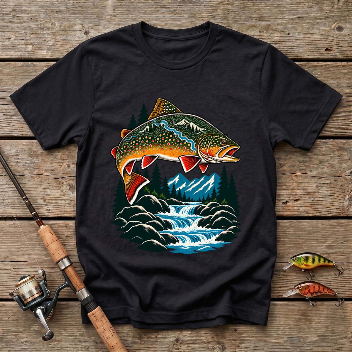 Leaping Trout T-Shirt