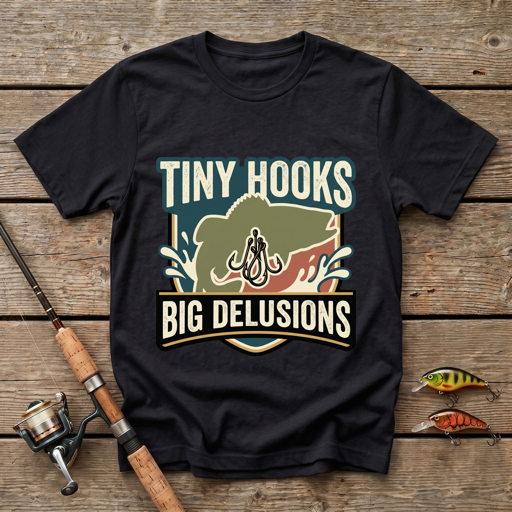 Tiny Hooks Big Delusions T-Shirt