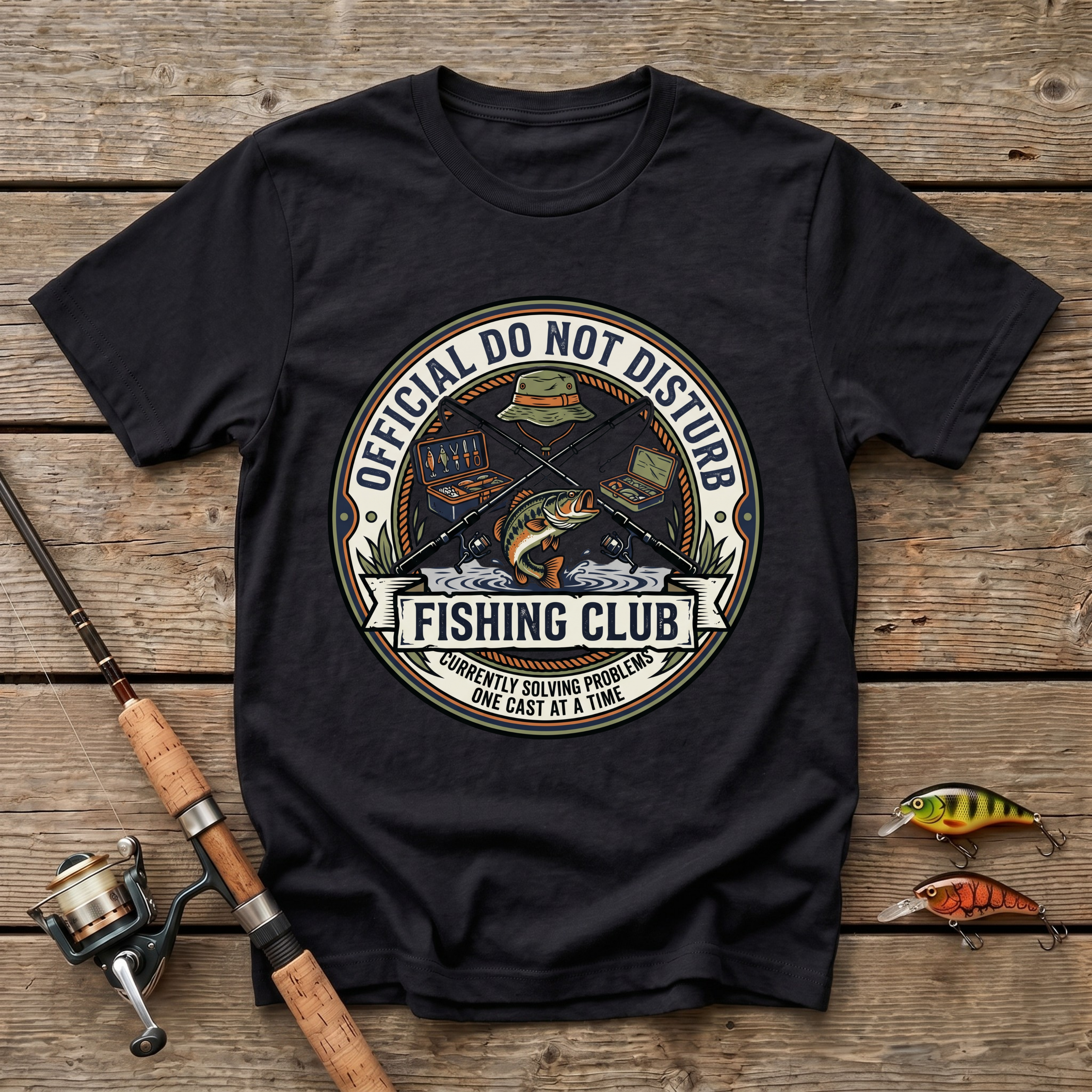 Do Not Disturb Fishing Club T-Shirt
