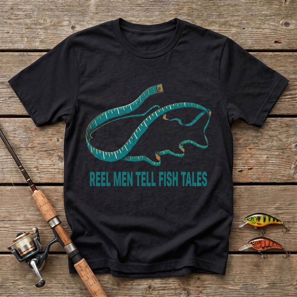 Reel Men Tell Fish Tales T-Shirt