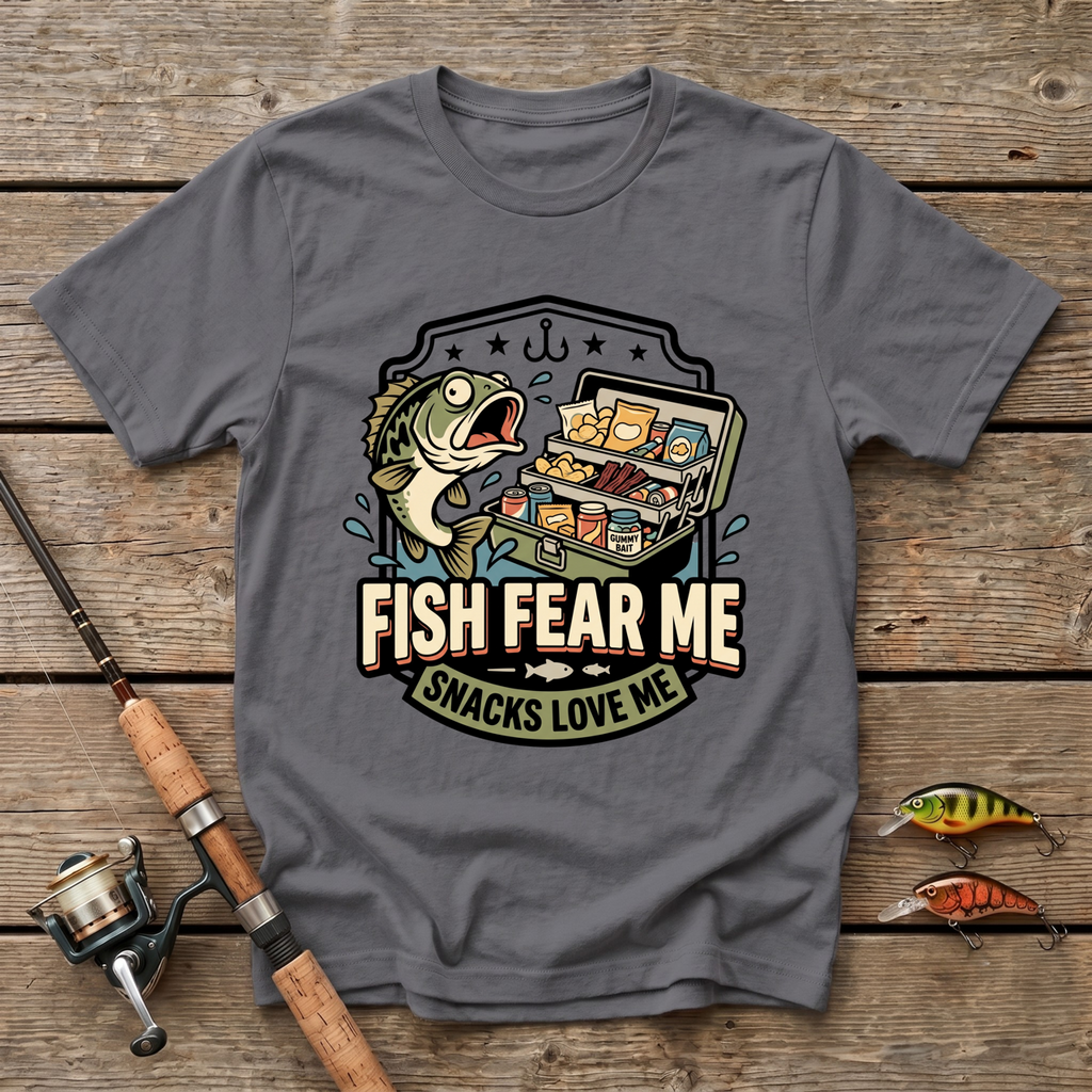Fish Fear Me, Snacks Love Me T-Shirt