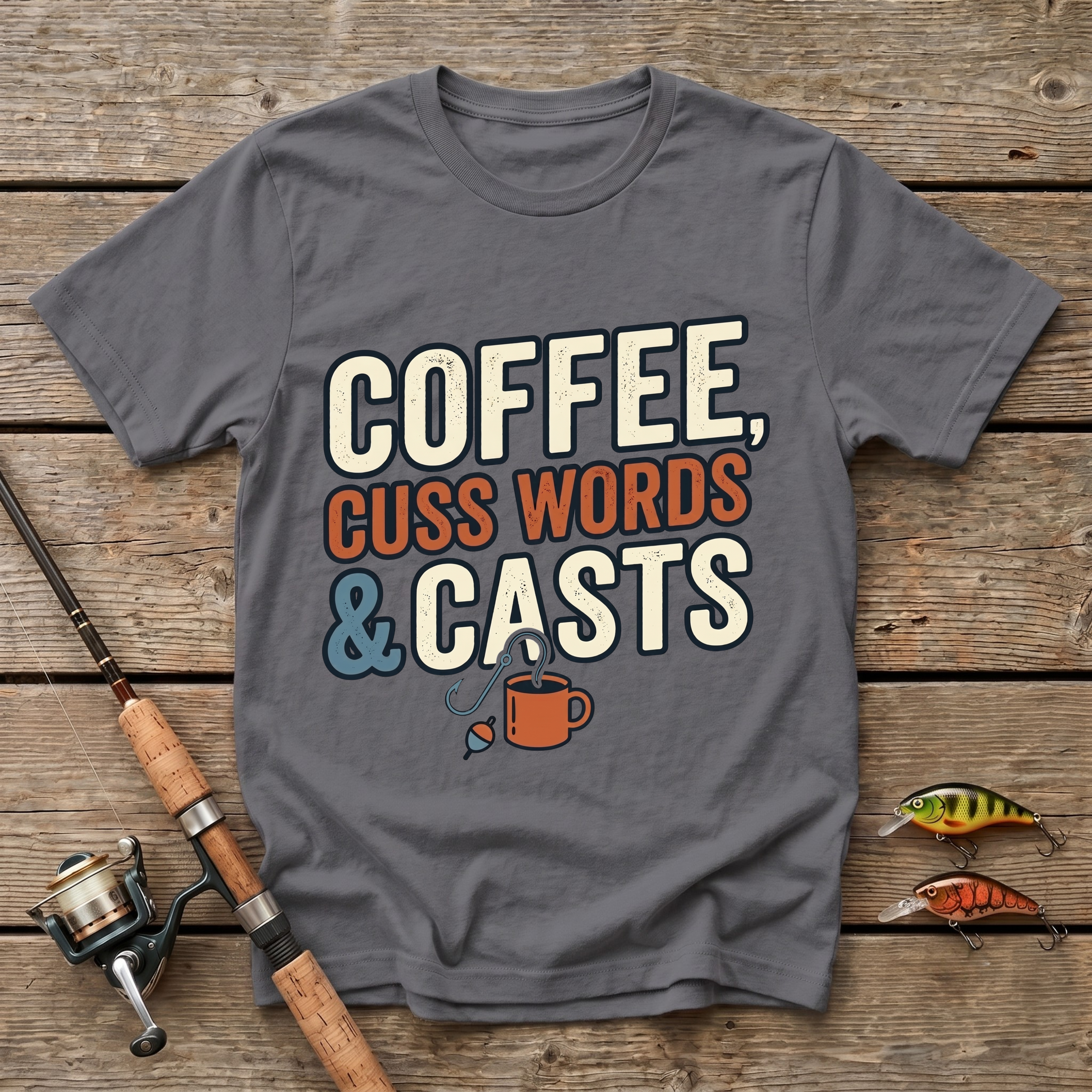 Coffee, Cuss Words And Casts T-Shirt
