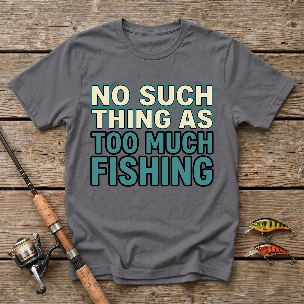 No Such Thing As Too Much Fishing T-Shirt