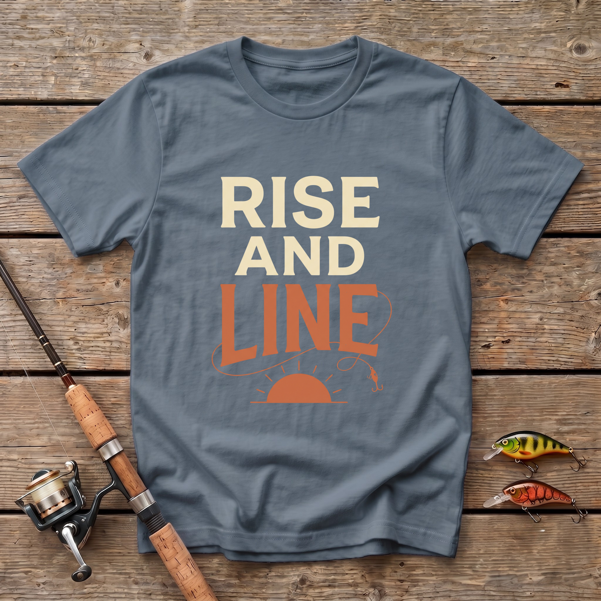 Rise And Line T-Shirt