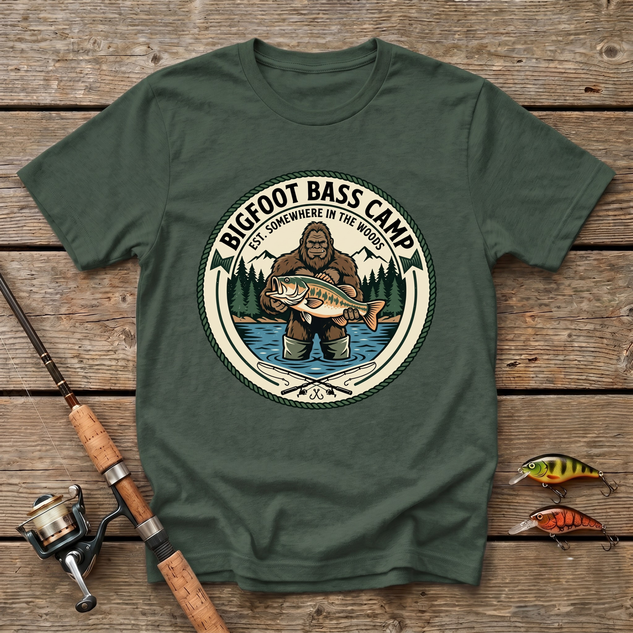 Bigfoot Bass Camp T-Shirt