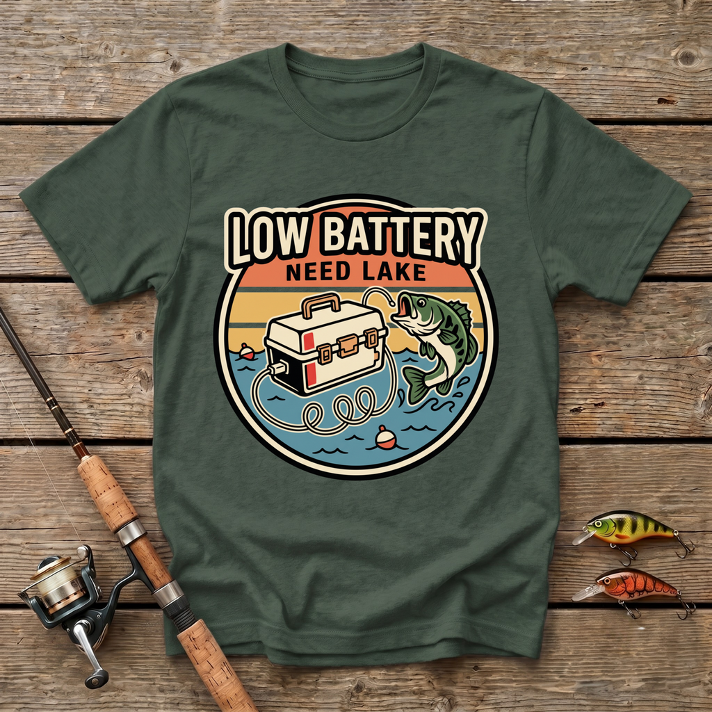 Low Battery, Need A Lake T-Shirt