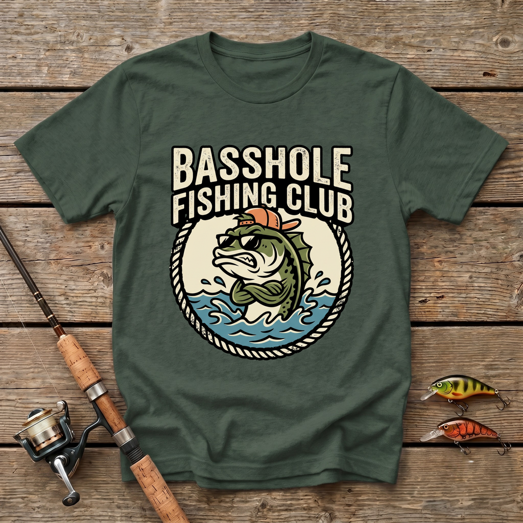 Basshole Fishing Club T-Shirt