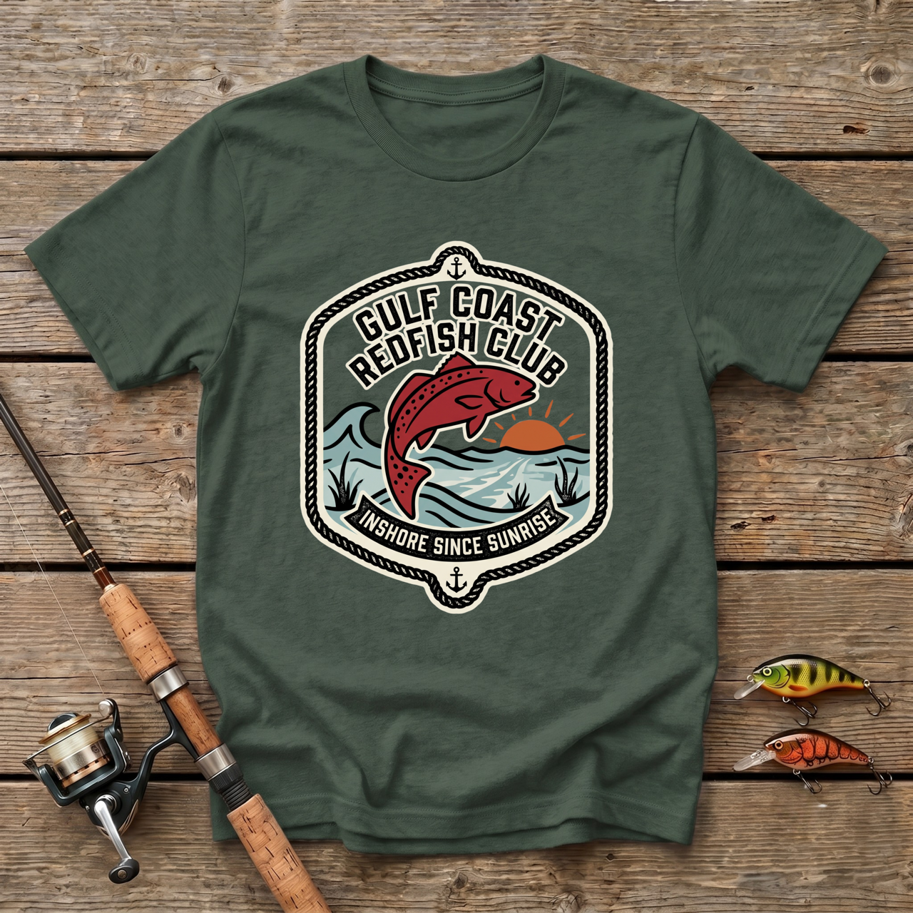 Gulf Coast Redfish Club T-Shirt