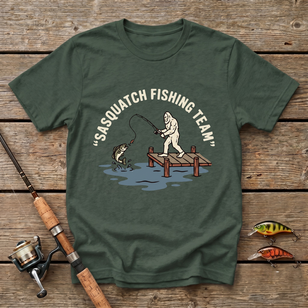 Sasquatch Fishing Team T-Shirt