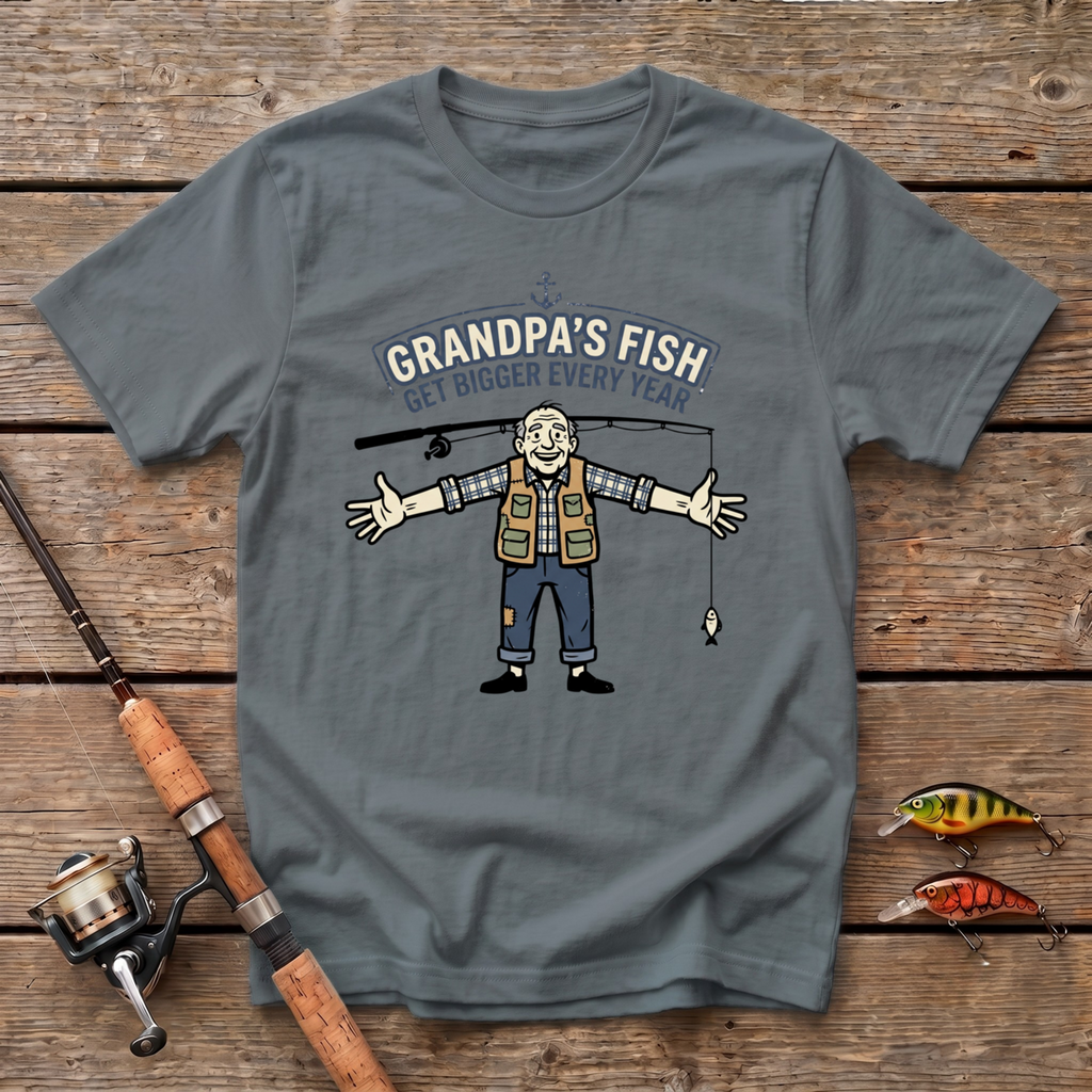 Grandpa's Fish Get Bigger Every Year T-Shirt