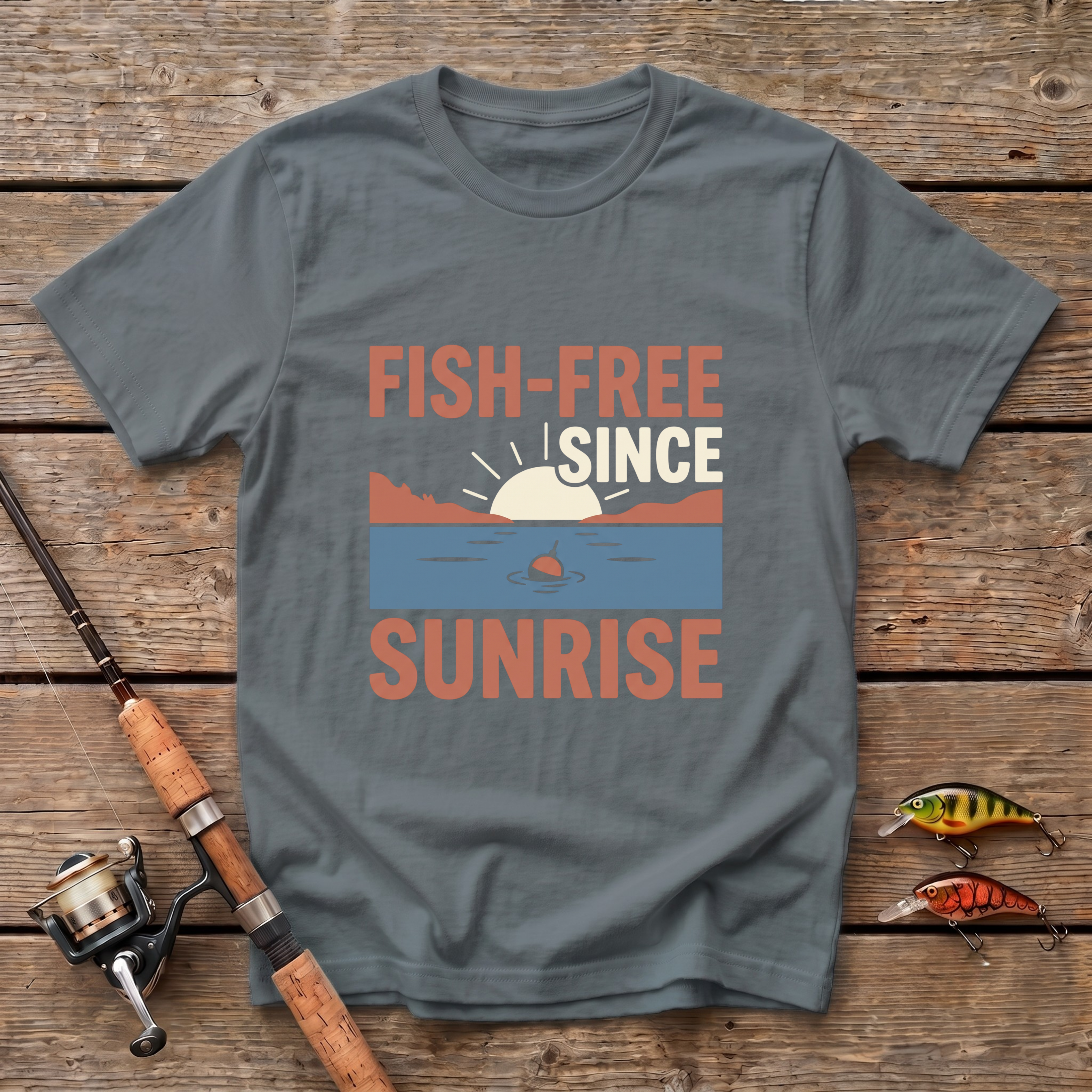 Fish Free Since Sunrise T-Shirt