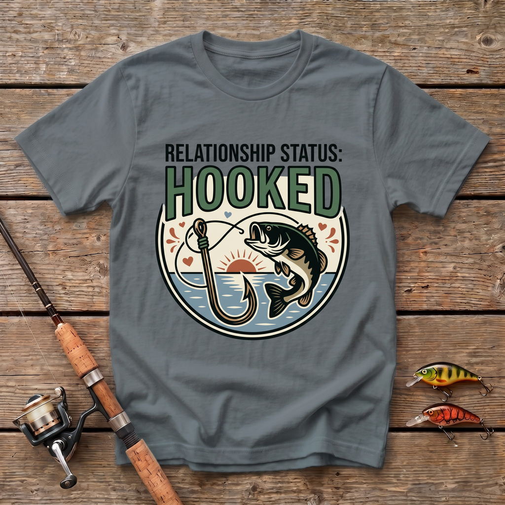 Relationship Status Hooked T-Shirt