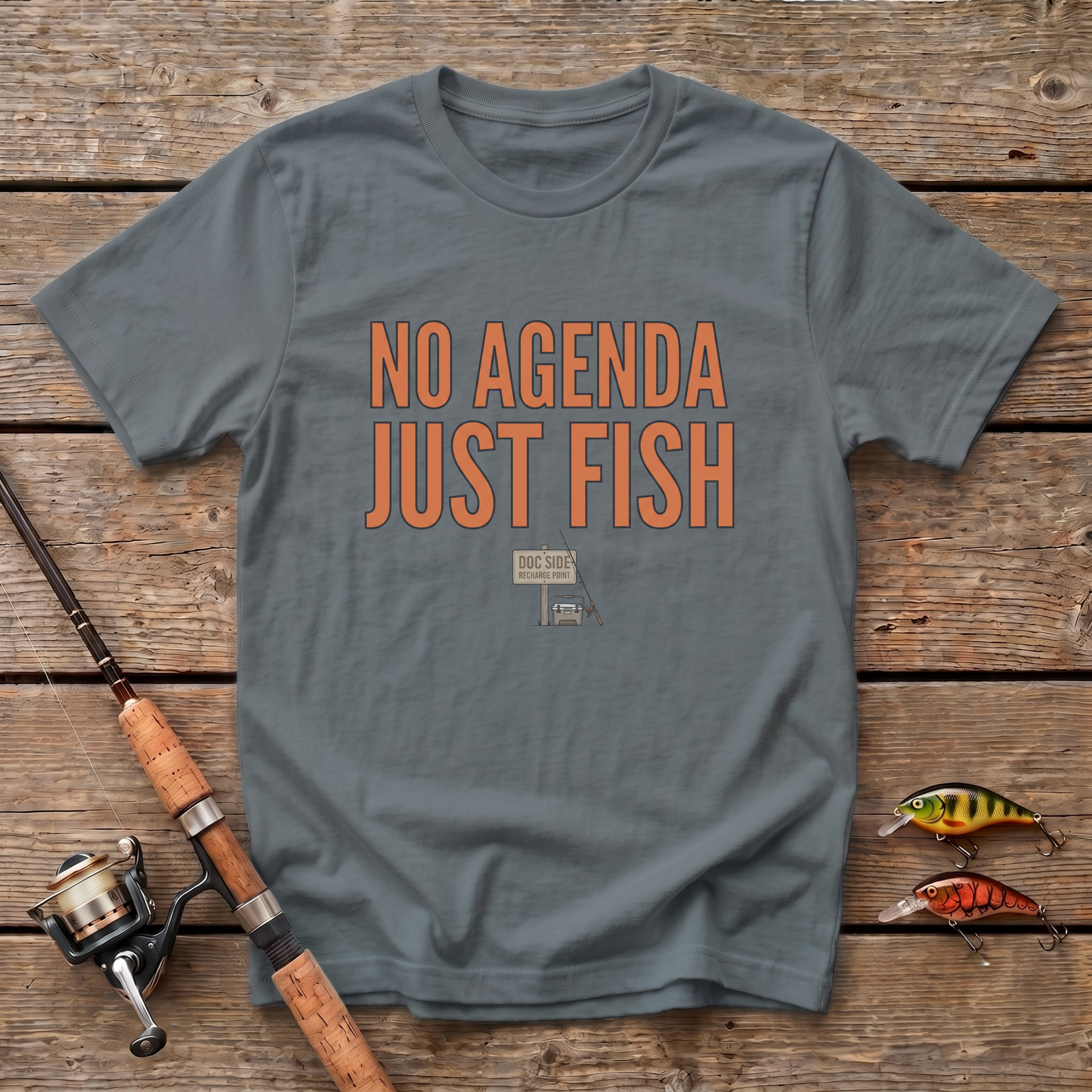 No Agenda Just Fish T-Shirt
