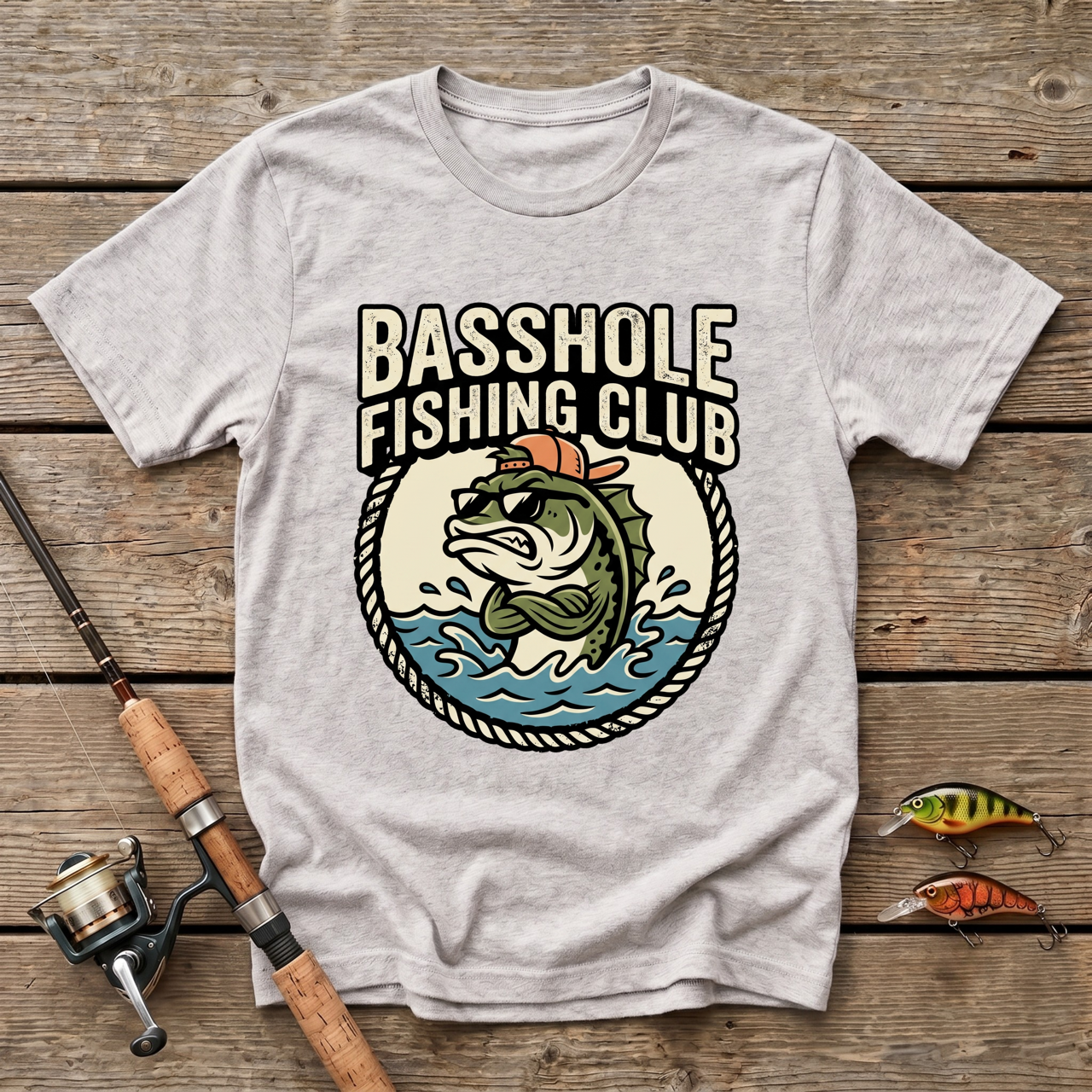 Basshole Fishing Club T-Shirt