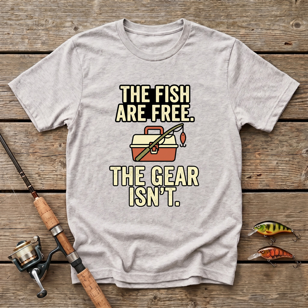 The Fish Are Free, The Gear Isn't T-Shirt