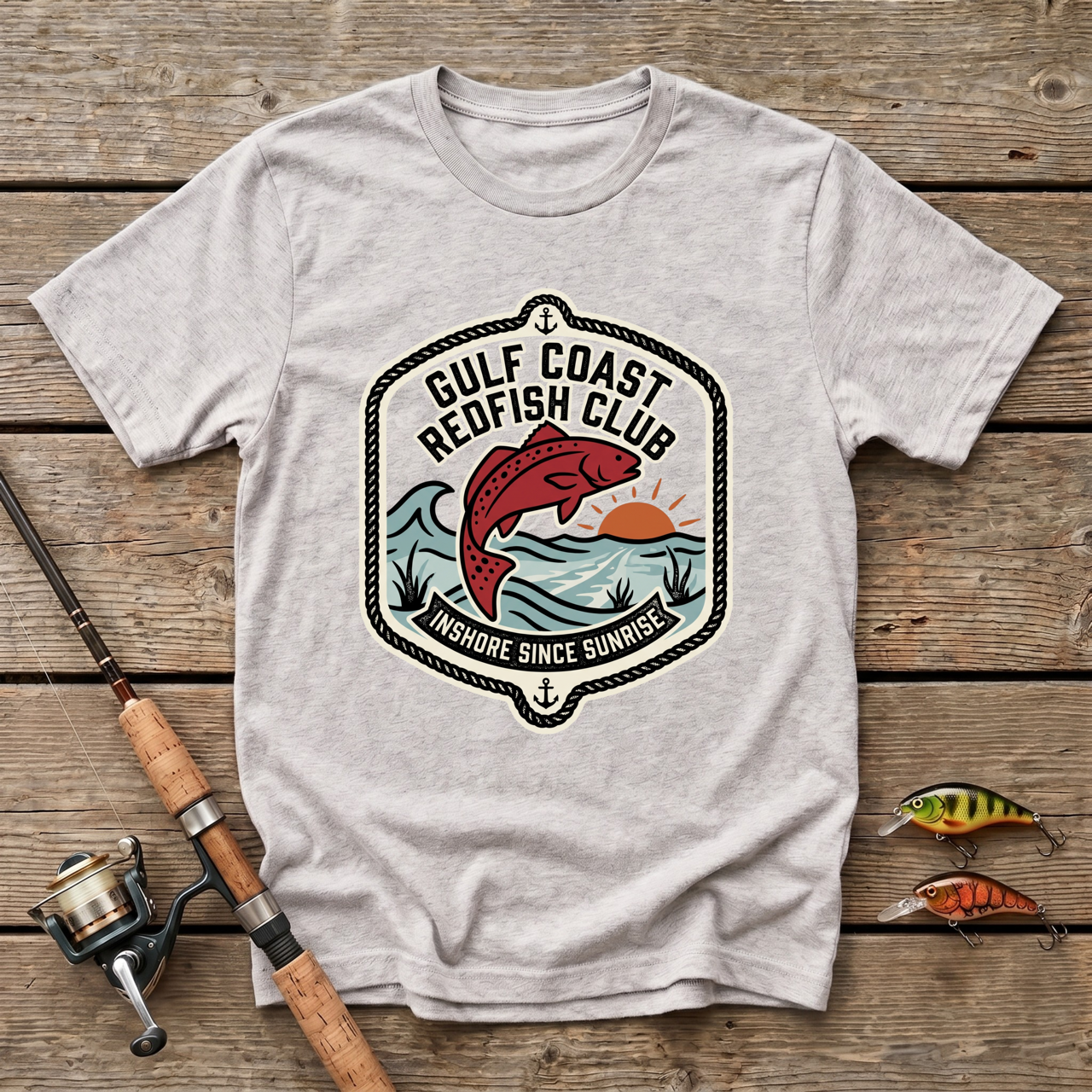 Gulf Coast Redfish Club T-Shirt