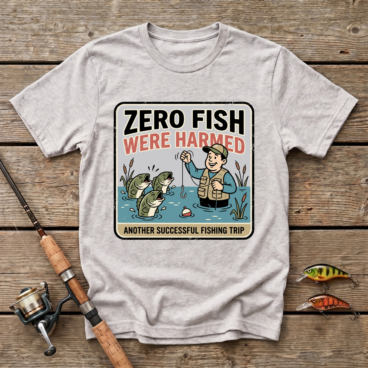 Zero Fish Were Harmed T-Shirt