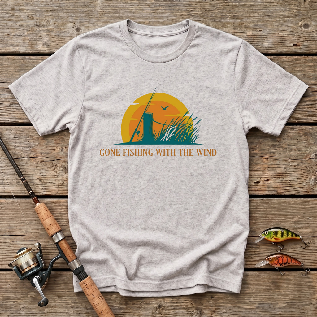 Gone Fishing With The Wind T-Shirt