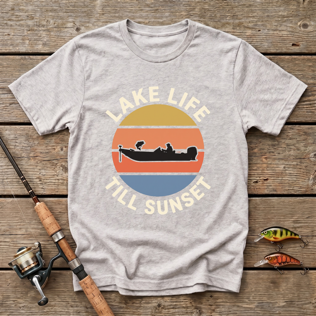 Lake Life Till Sunset T-Shirt
