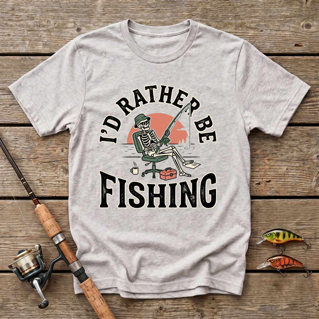 Id Rather Be Fishing T-Shirt