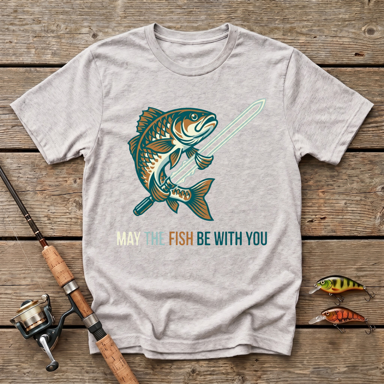 May The Fish Be With You T-Shirt