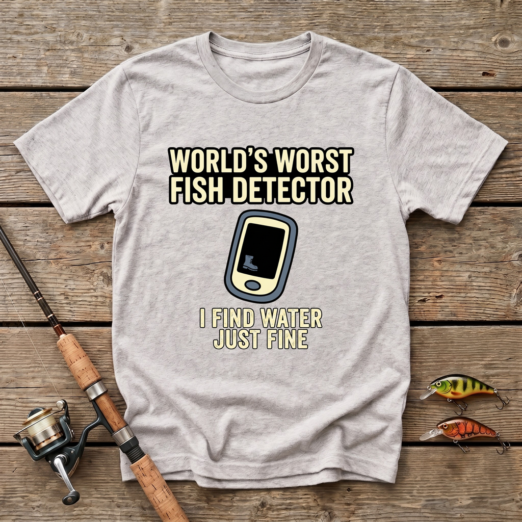 World's Worst Fish Detector T-Shirt