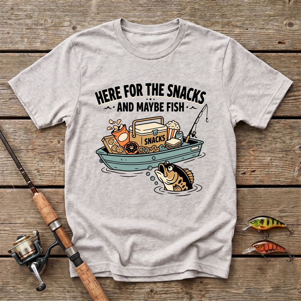 Here For The Snacks And Maybe Fish T-Shirt