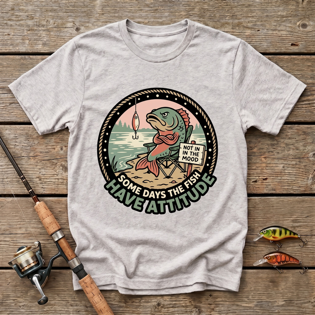Some Days The Fish Have Attitude T-Shirt