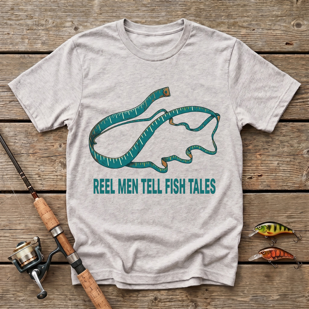 Reel Men Tell Fish Tales T-Shirt