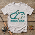 Reel Men Tell Fish Tales T-Shirt